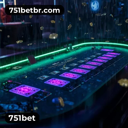 Identidade visual e vitrine de ofertas da plataforma 751bet